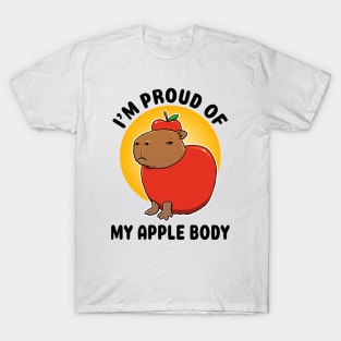 I'm proud of my apple body Capybara T-Shirt